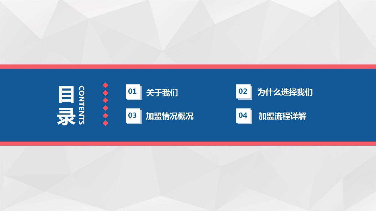 加盟连锁招商计划书ppt模板