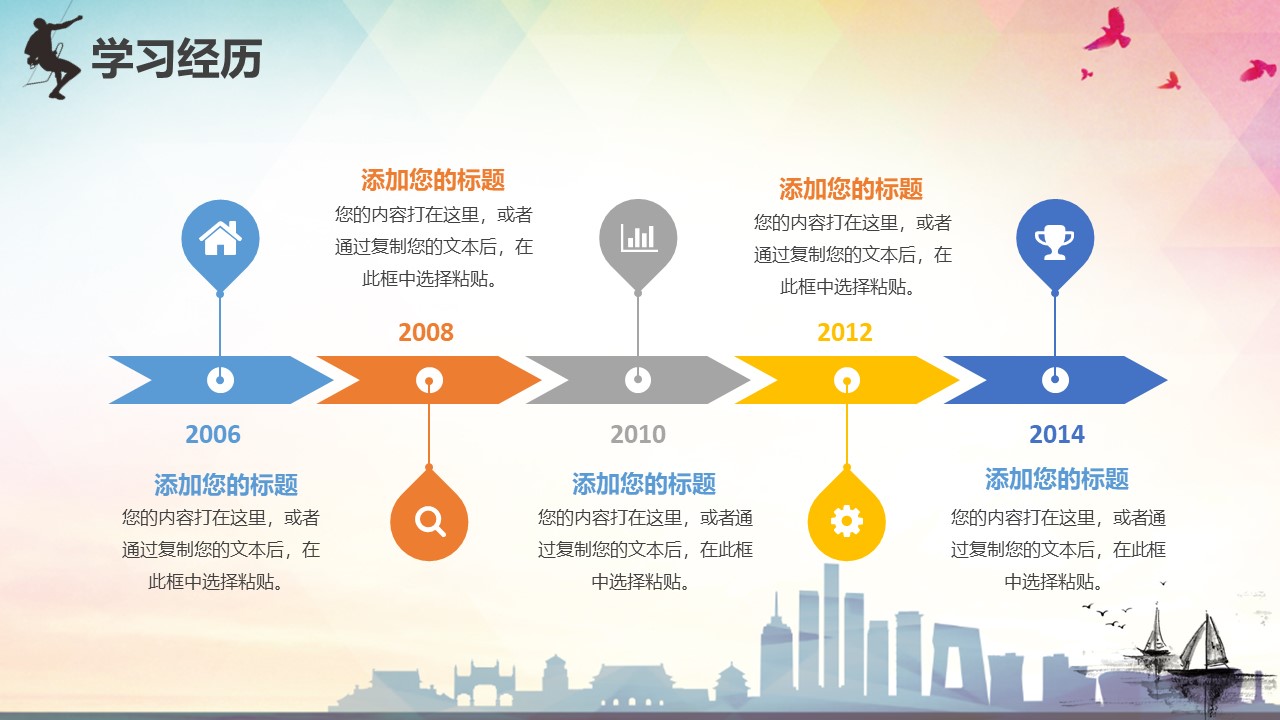 商务通用岗位竞聘ppt模板