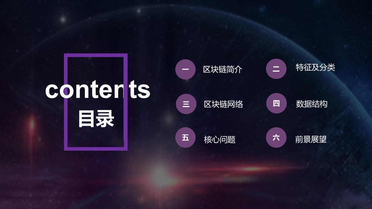 区块链技术分享ppt模板