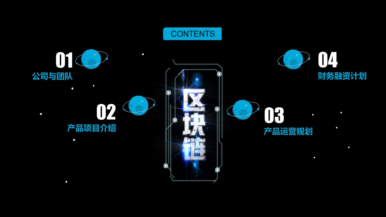 区块链相关介绍ppt模板