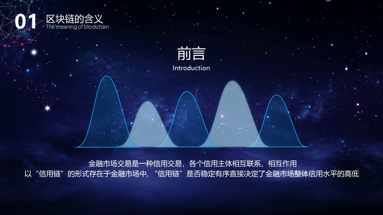 互联网区块链介绍ppt模板