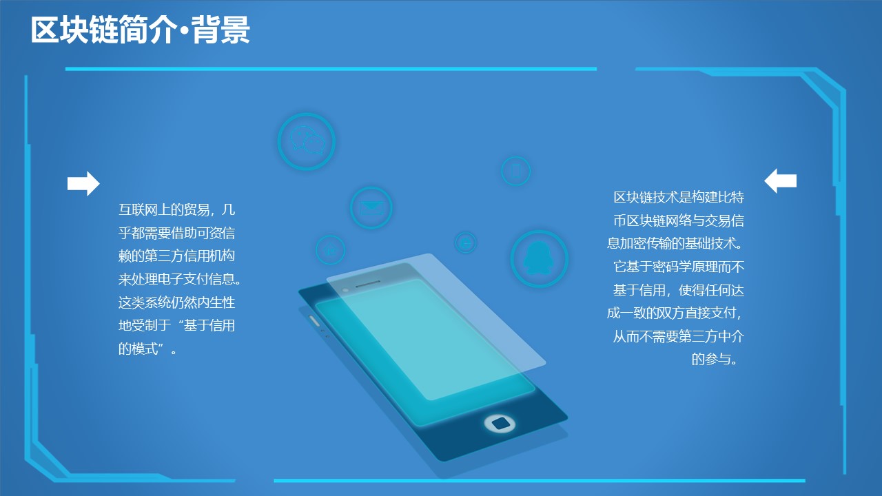 区块链原理介绍ppt模板