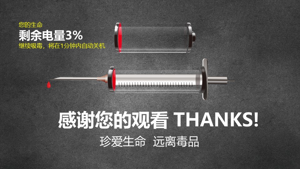 禁毒宣传讲座ppt模板