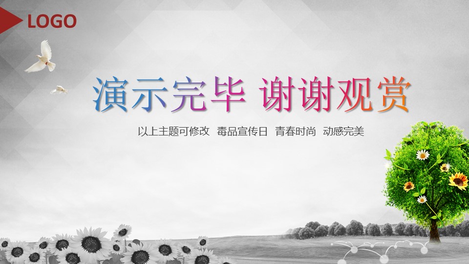 小学生禁毒教育资料ppt模板