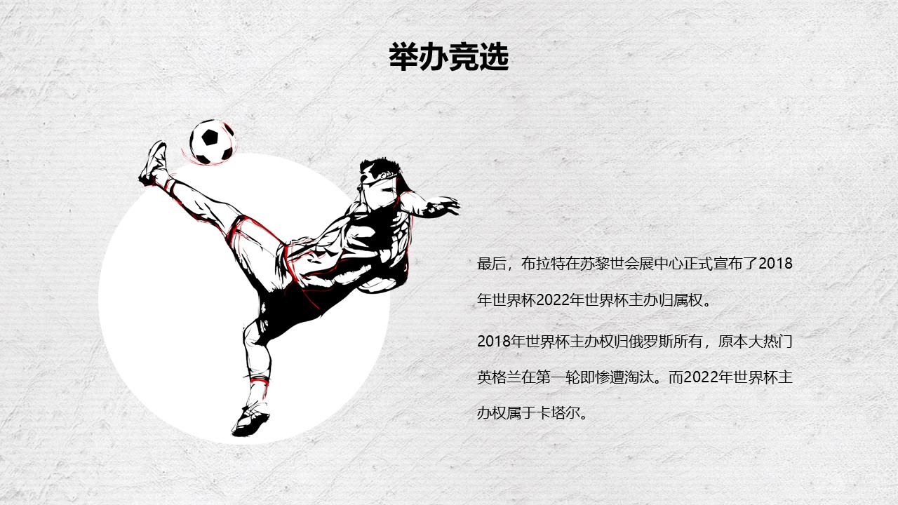 2018年世界杯ppt模板