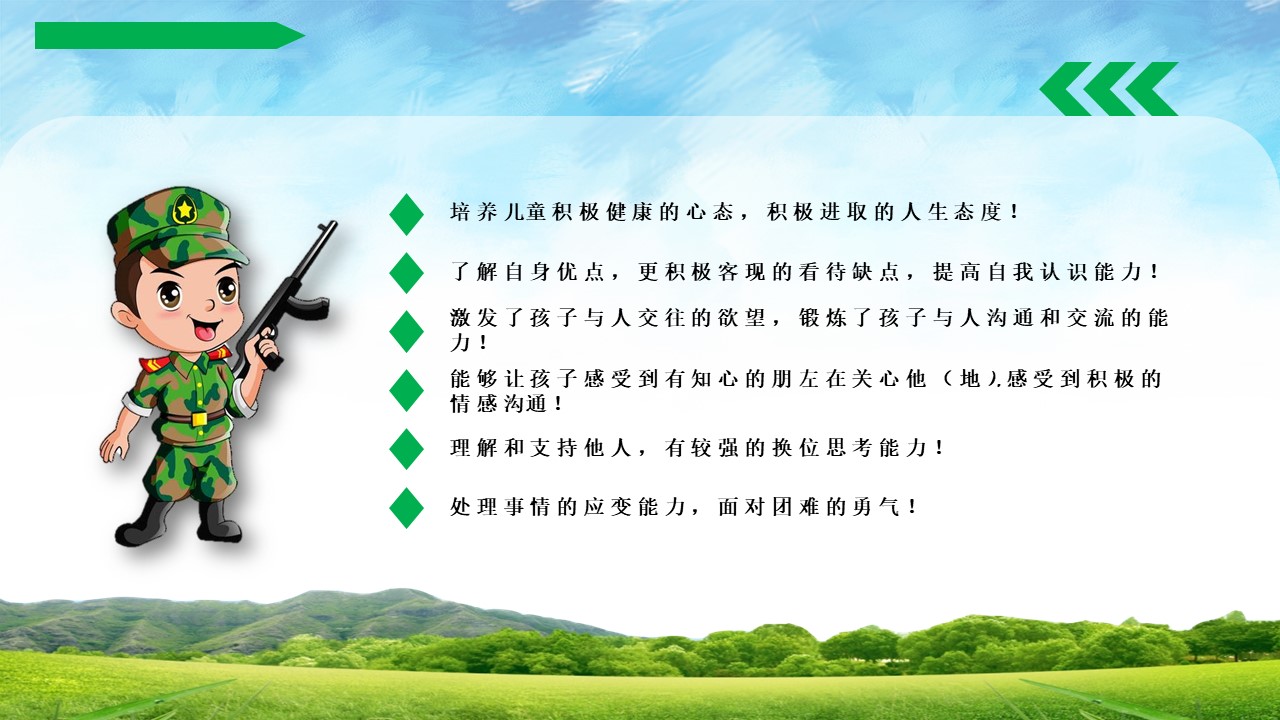 夏令营励志ppt模板