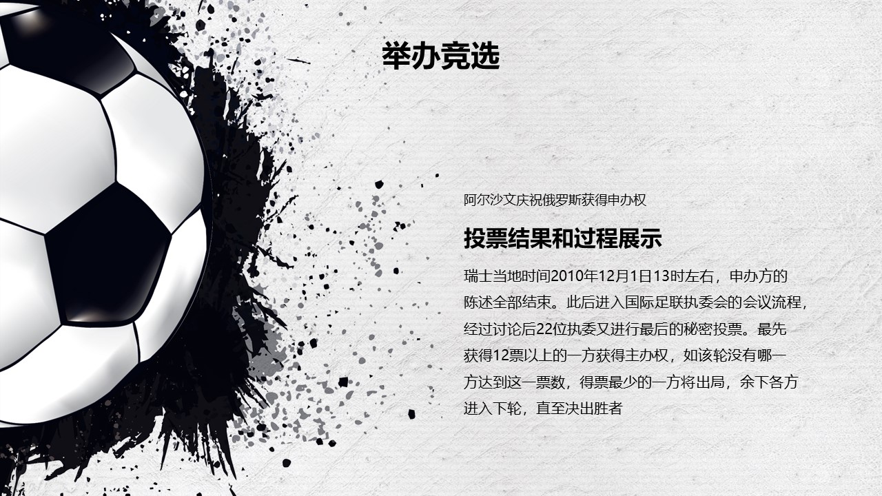 2018年世界杯ppt模板