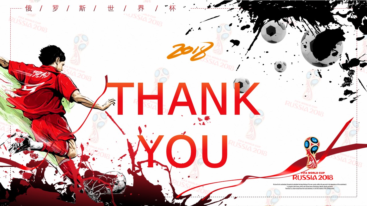 走进俄罗斯世界杯ppt模板