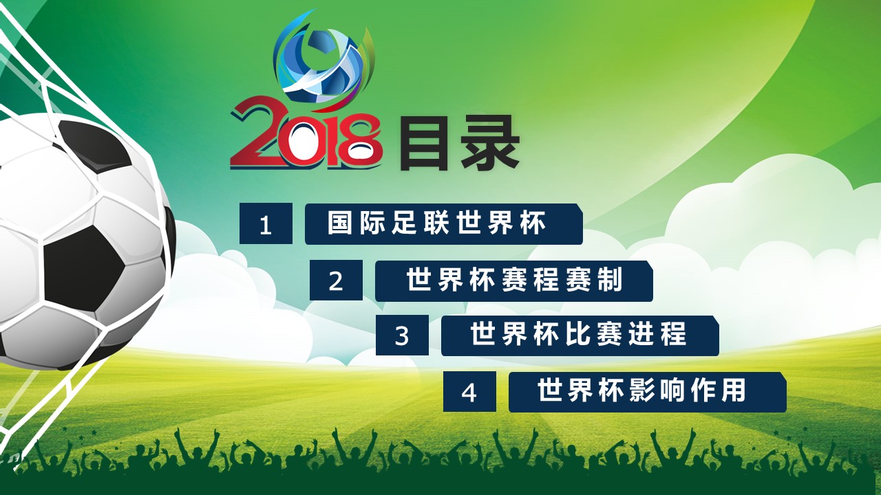 世界杯知识ppt模板