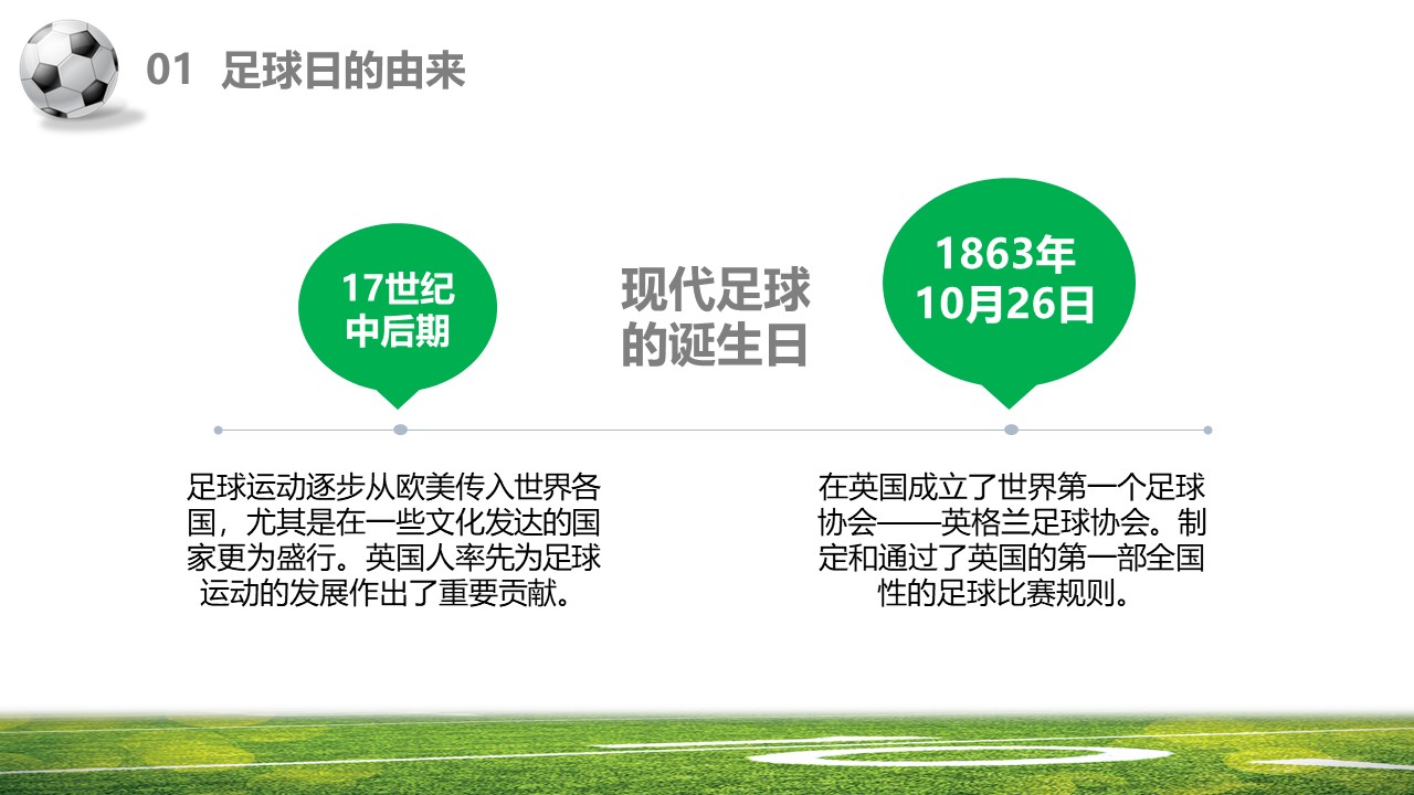 世界足球日主题ppt模板