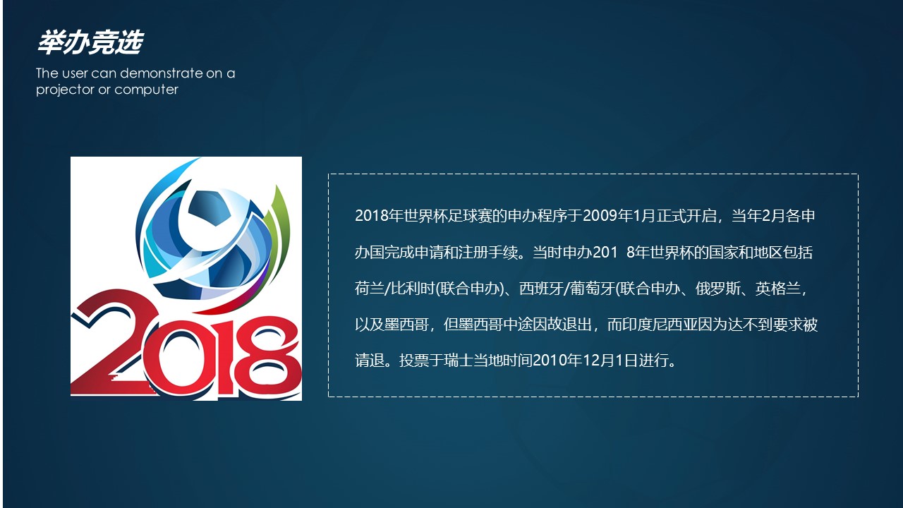 世界杯发展ppt模板