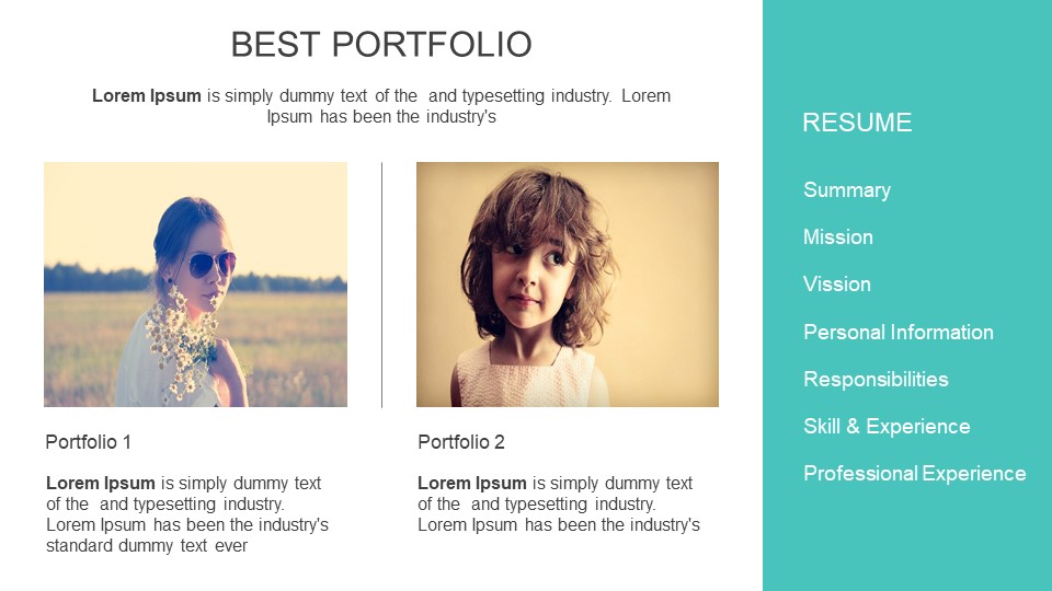 学生求职个人简历ppt模板