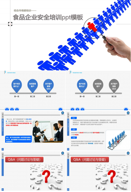 食品企业安全培训ppt模板