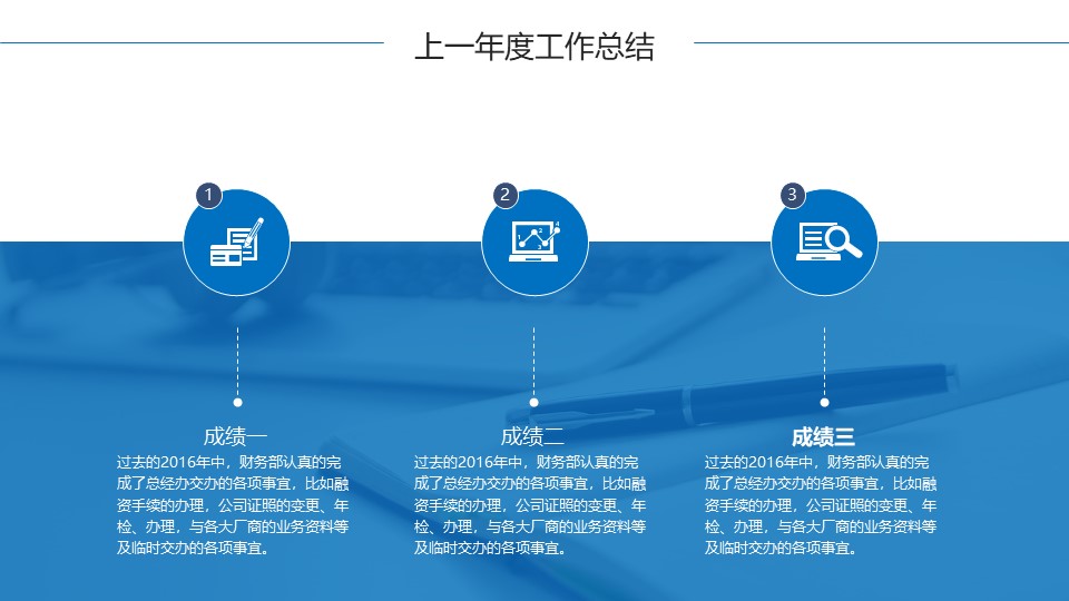 医院财务年终总结ppt模板