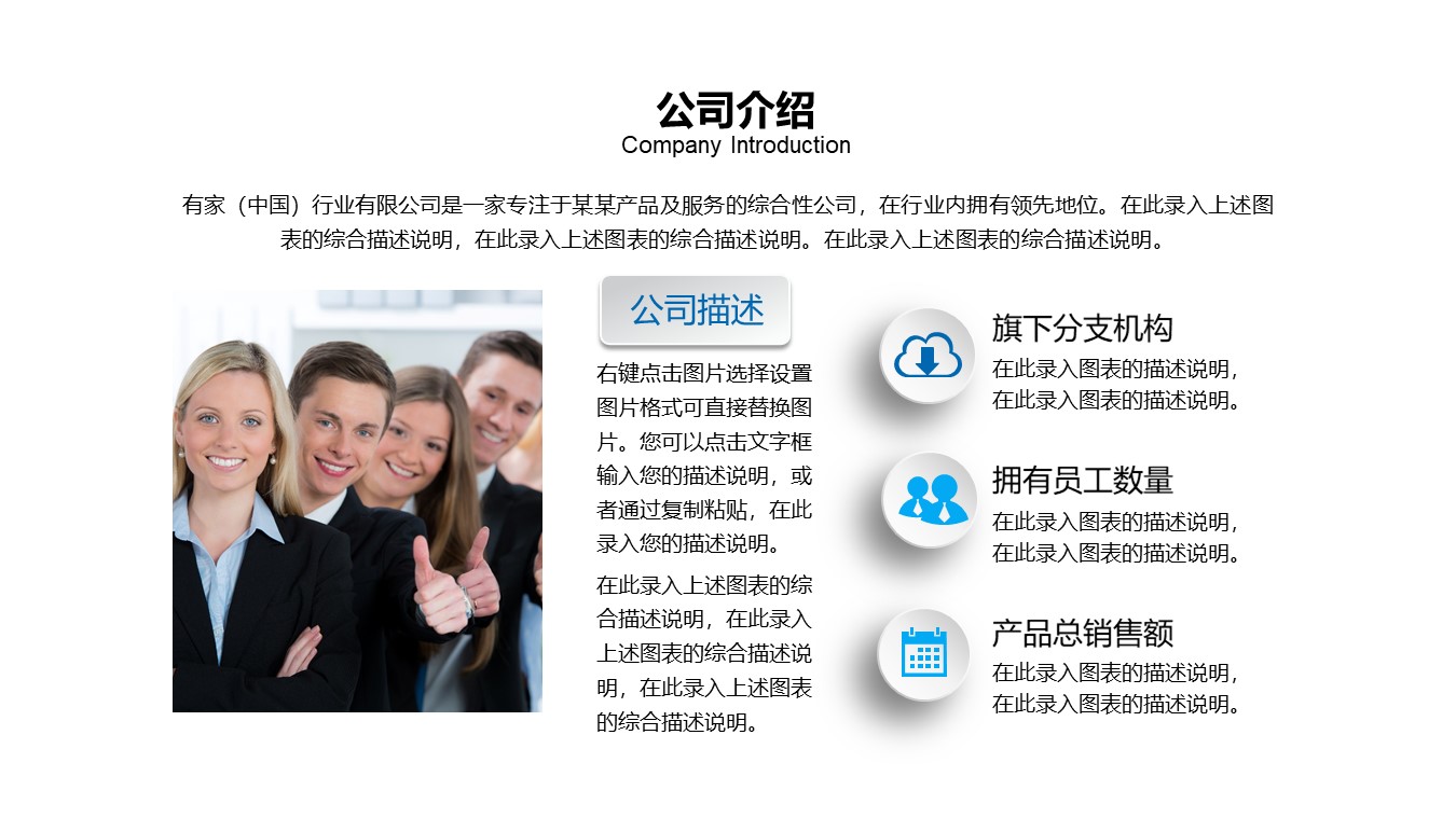 财务数据分析图ppt模板
