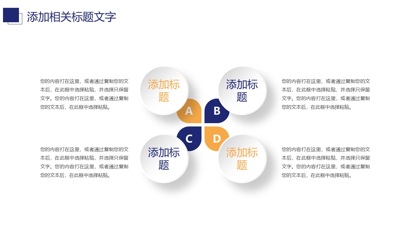财务年终数据分析ppt模板