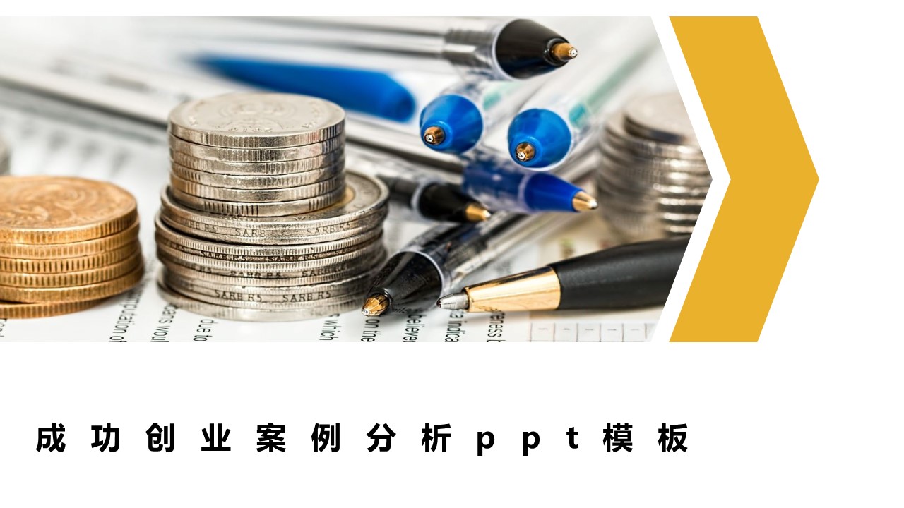成功创业案例分析ppt模板