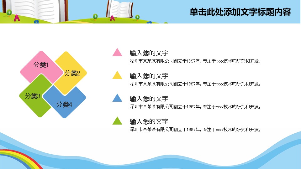 学校招生总结ppt模板