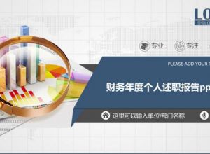 财务年度个人述职报告ppt模板