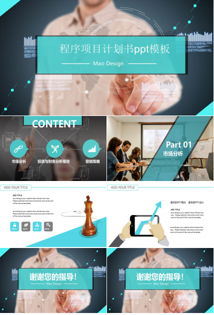 程序项目计划书ppt模板
