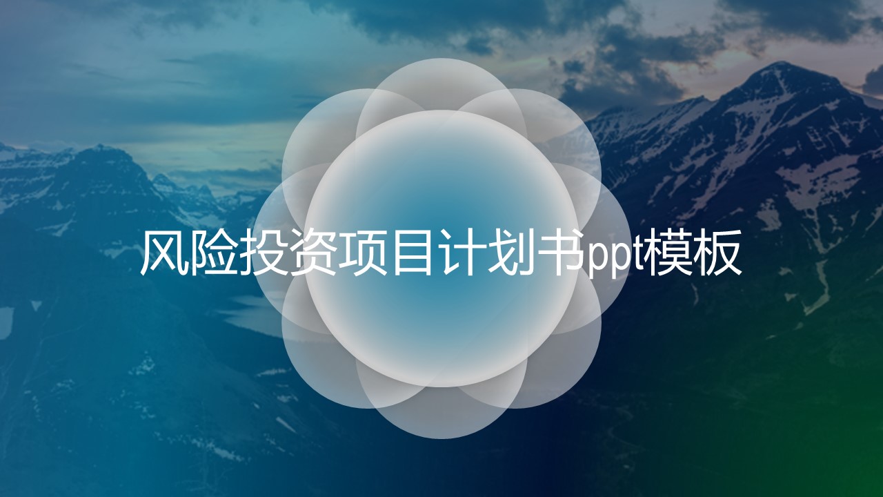 风险投资项目计划书ppt模板