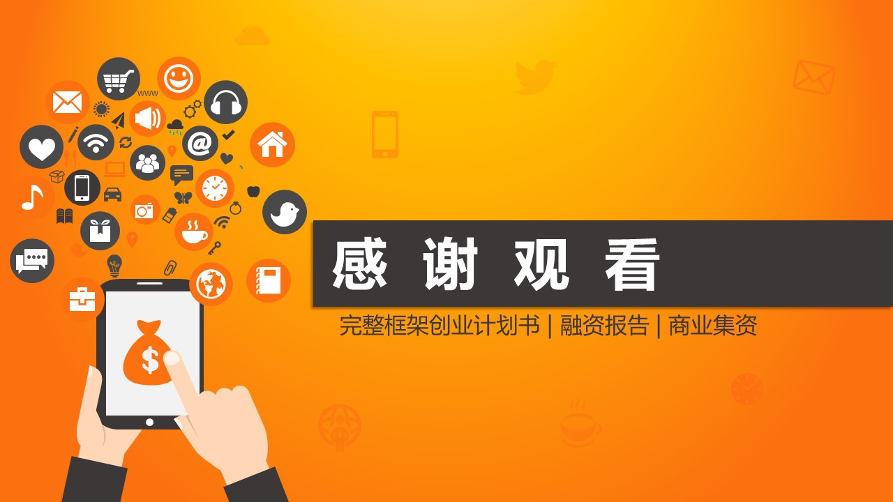 轻松第一步创业计划书ppt模板