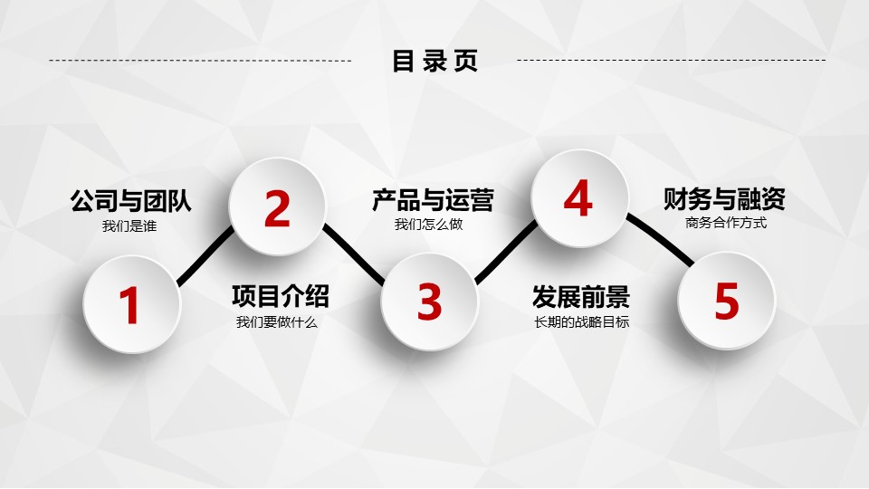 项目融资计划书范本ppt模板