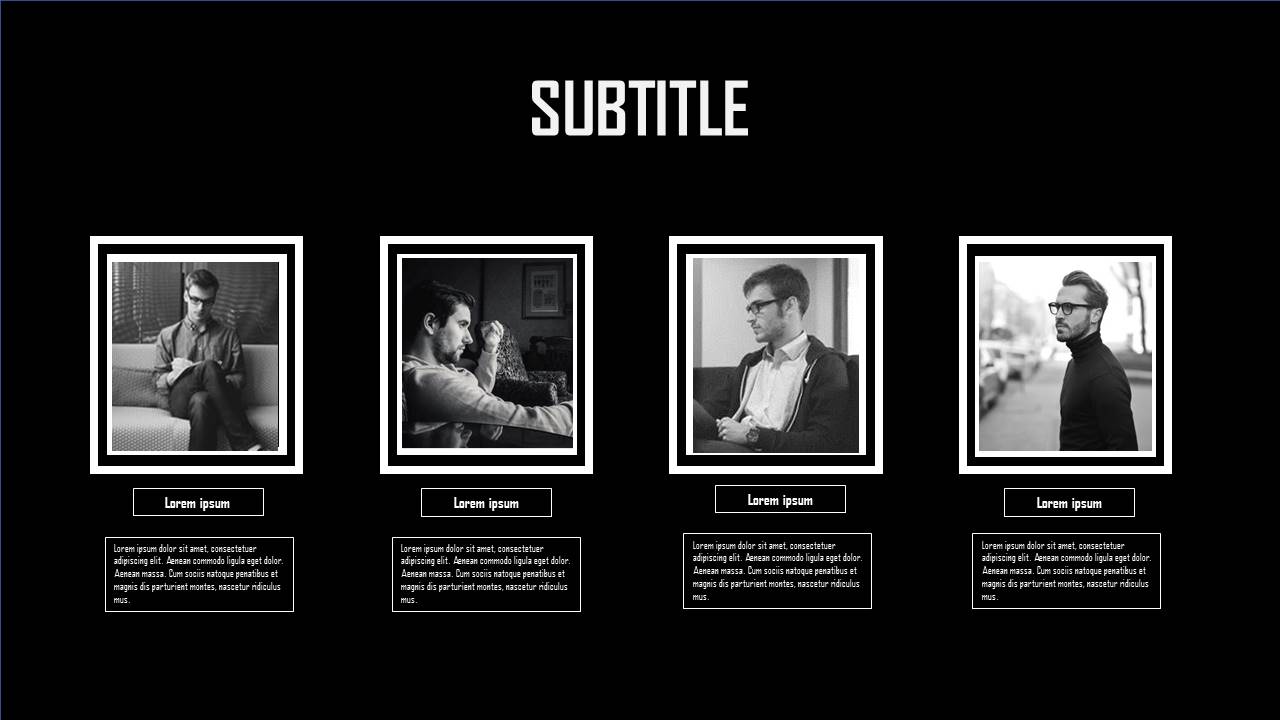 黑白炫酷NeverGiveup抖音快闪ppt模板