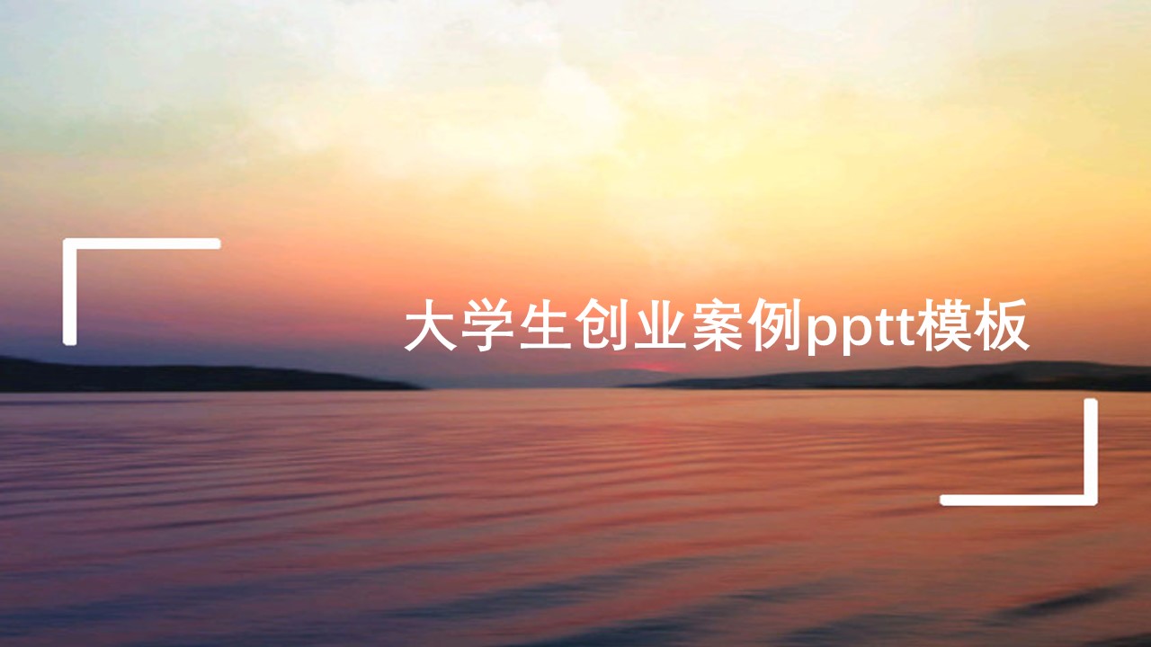 大学生创业案例pptt模板