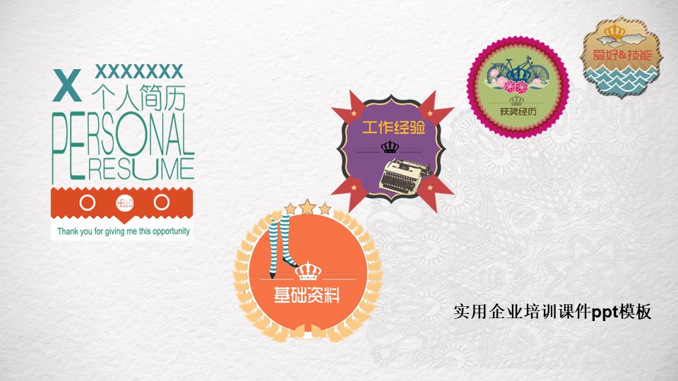 实用企业培训课件ppt模板