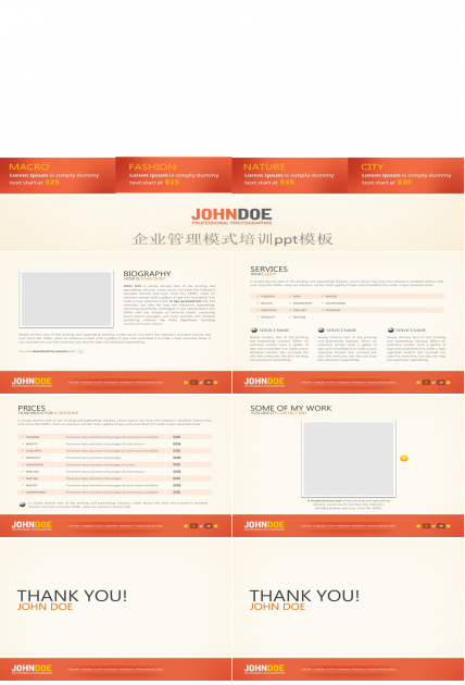 企业管理模式培训ppt模板