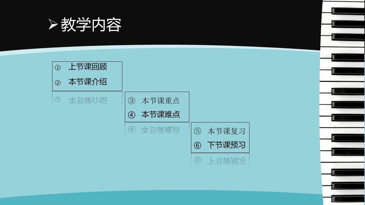 钢琴教学课件ppt模板