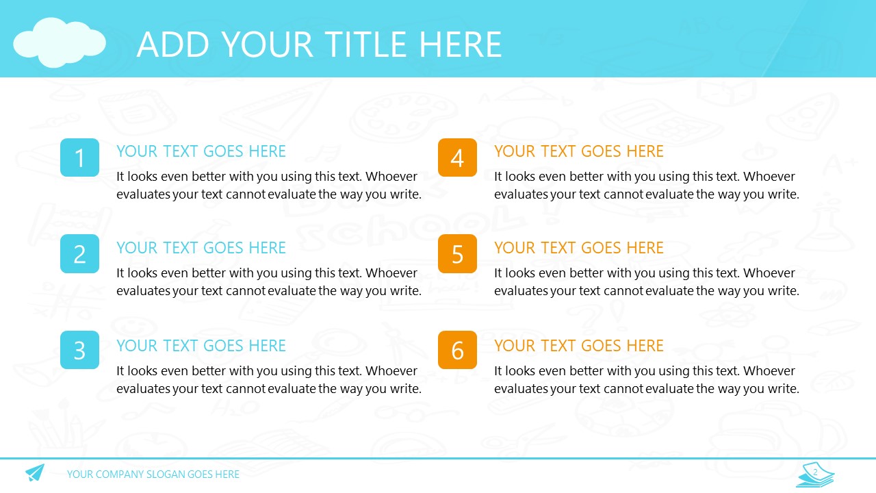 网络学习课堂ppt模板