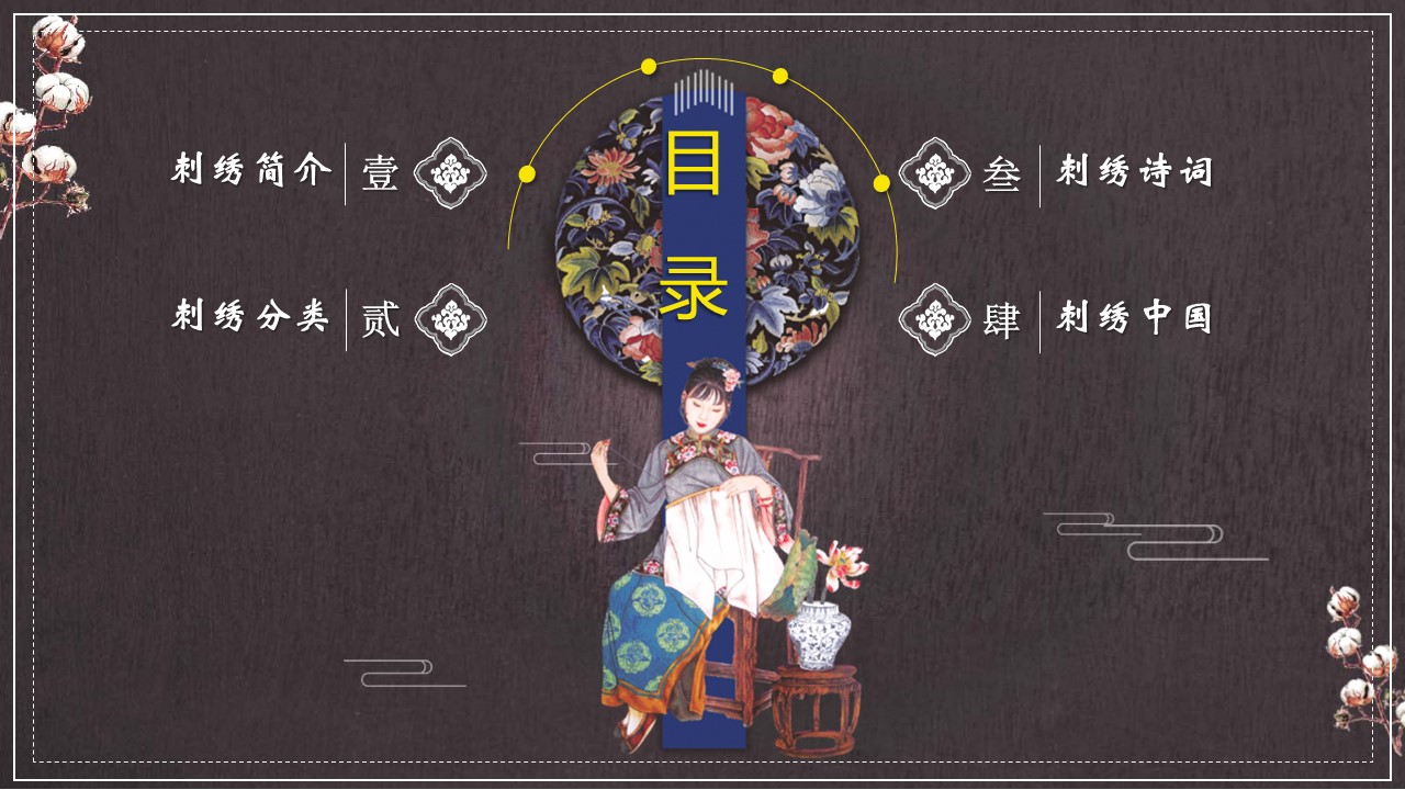 古代宫廷ppt模板