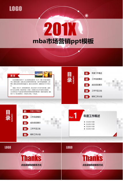 mba市场营销ppt模板