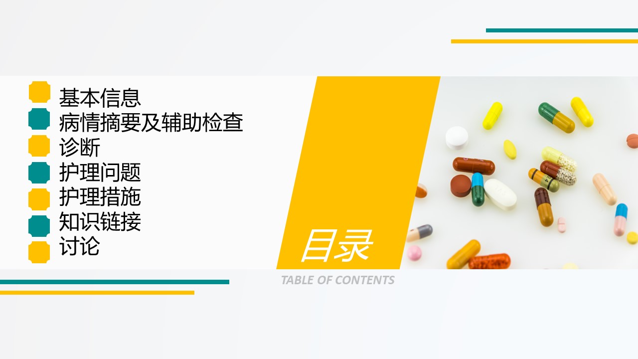 医疗保健护理ppt模板