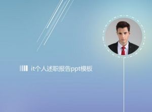 it个人述职报告ppt模板