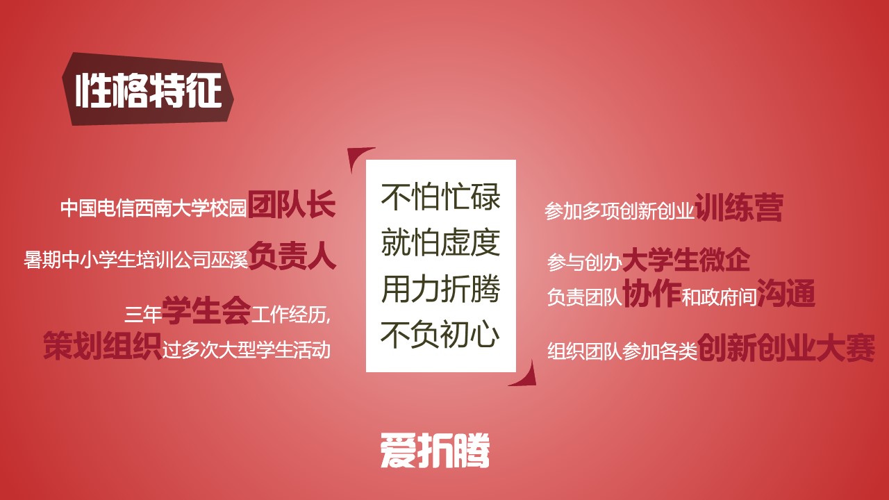 新员工个人述职报告ppt模板