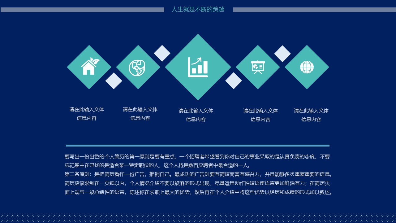 个人述职报告自我介绍ppt模板
