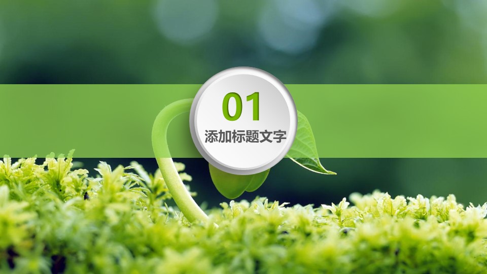 中学低碳生活保护环境ppt模板