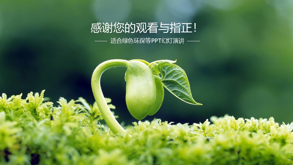 中学低碳生活保护环境ppt模板