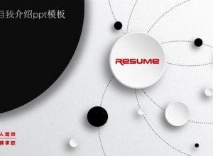 保险新人面试自我介绍ppt模板