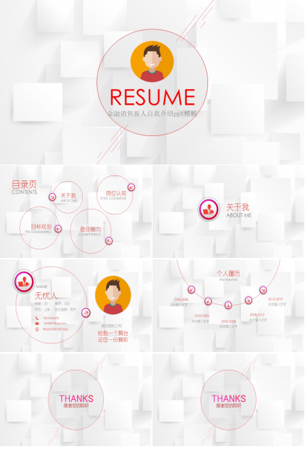 金融销售新人自我介绍ppt模板