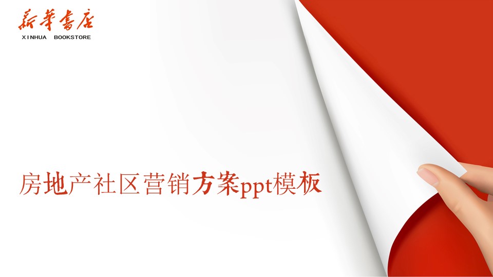 房地产社区营销方案ppt模板