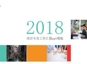项目专员工作汇报ppt模板