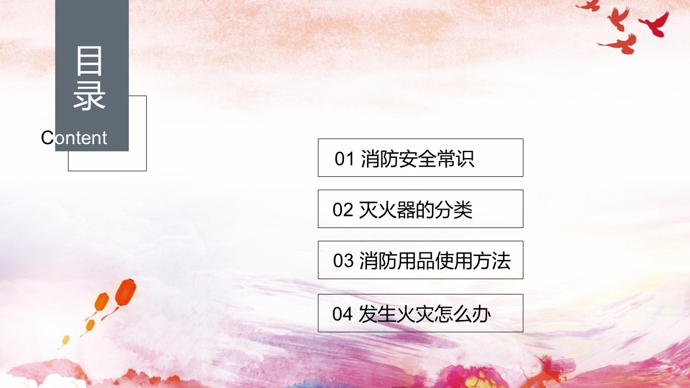 烟草消防安全知识ppt模板