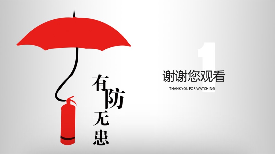 博物馆消防安全ppt模板