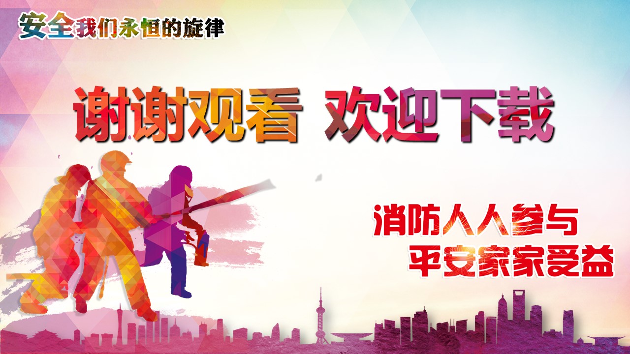 船舶消防安全知识ppt模板