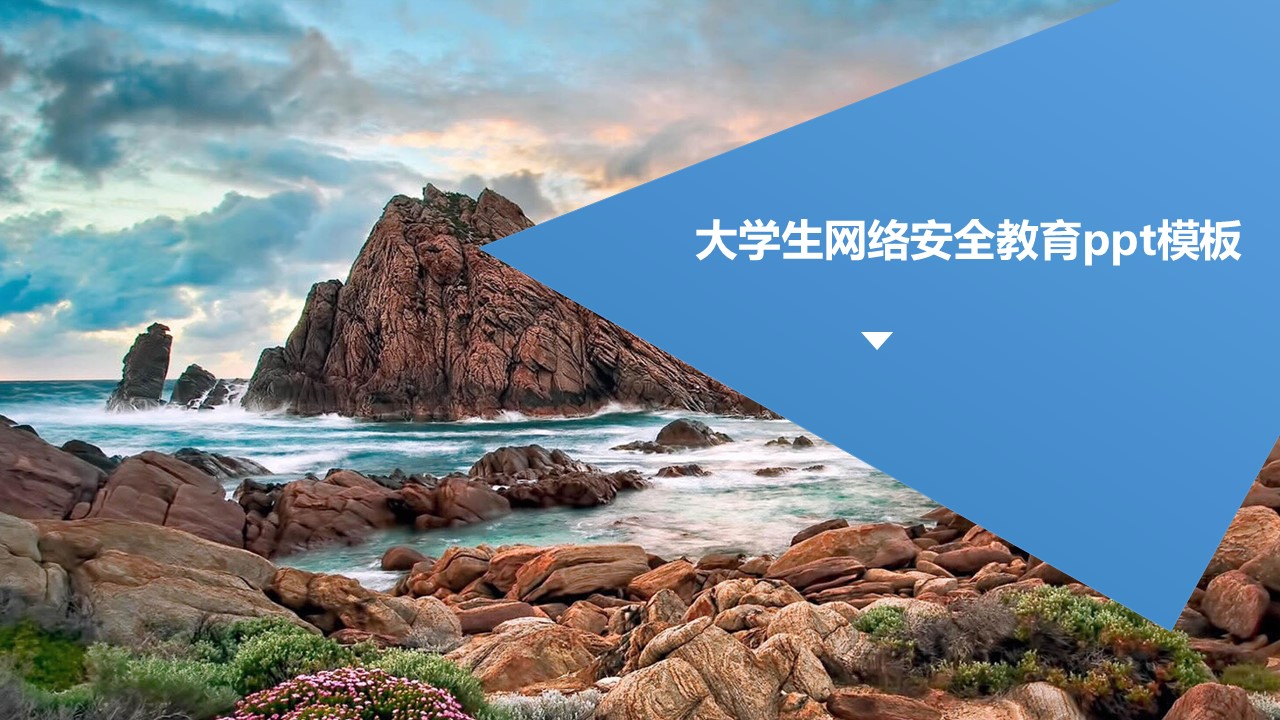 大学生网络安全教育ppt模板