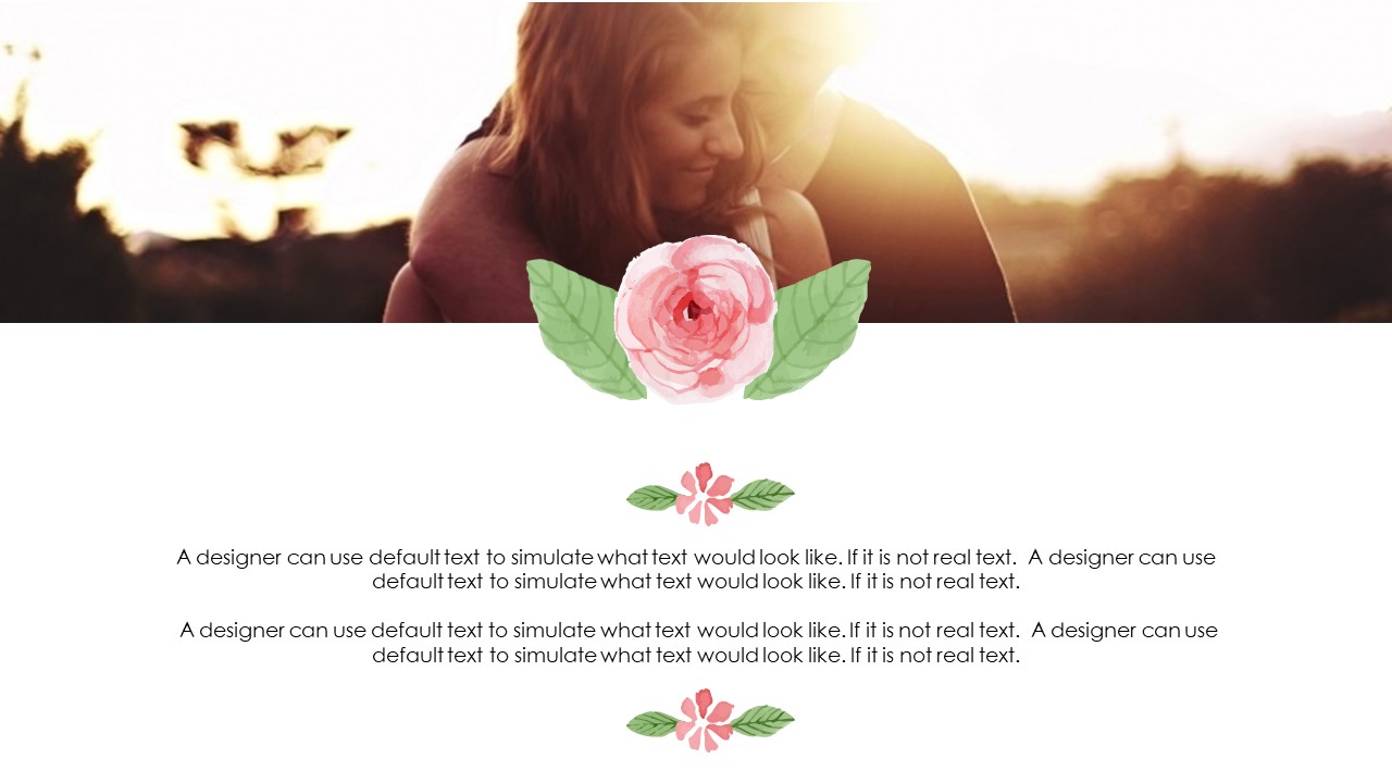 童话婚礼主题ppt模板